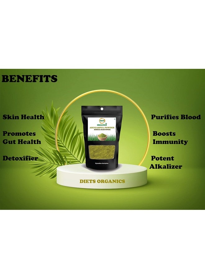 DIETS ORGANICS Arugampul Powder-Bermuda Grass Powder (Cynodon Dactylon) -250 G - Image 2