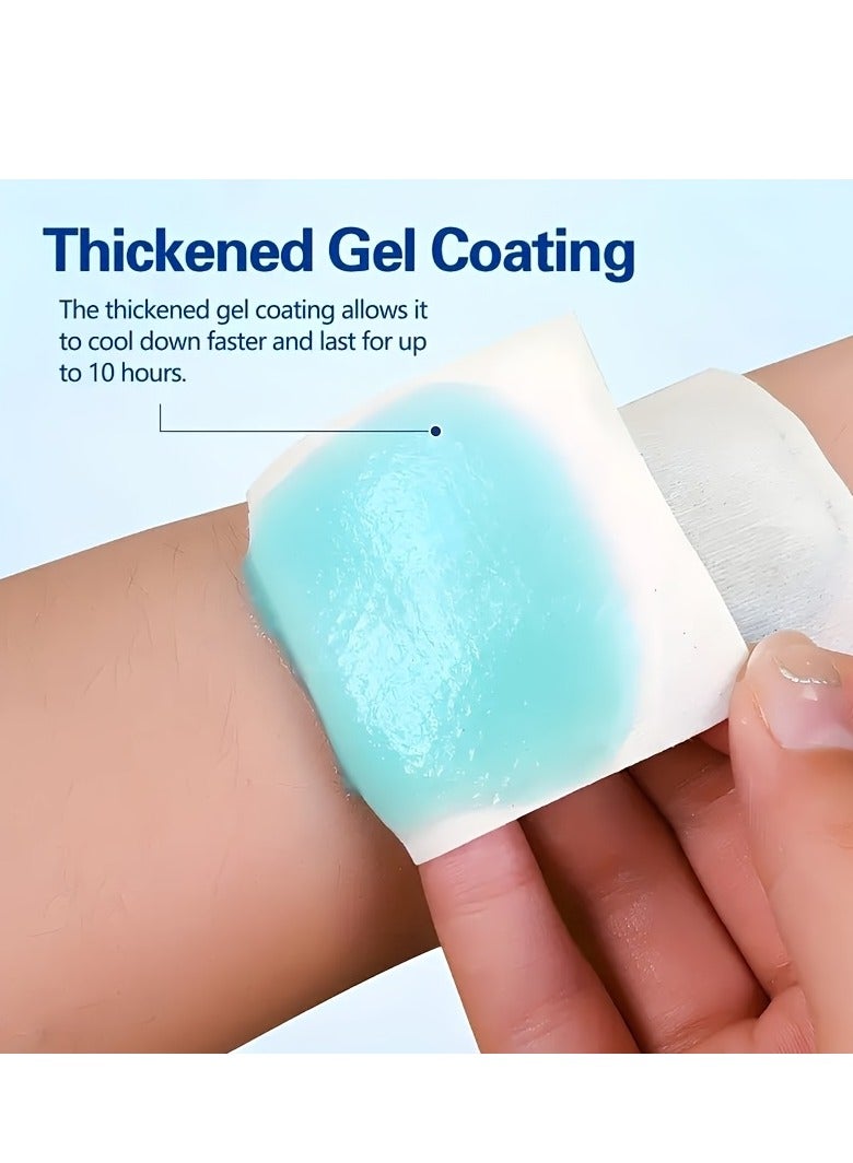 Cold compress gel for cooling down in one use - portable disposable non-slip ice pack for heat stroke and cooling down, no need to charge, physical cooling, lasts for 8 hours, suitable for carrying around. - Image 4