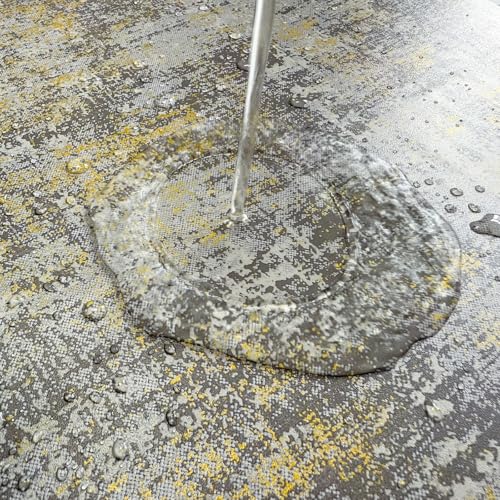 JiffDiff Vintage Metallic Peel and Stick Wallpaper Self Adhesive Industrial Metallic Concrete Wall Paper Modern Stick on Wallpaper Contact Paper (17.3" x 120" Light Gray) - Image 5