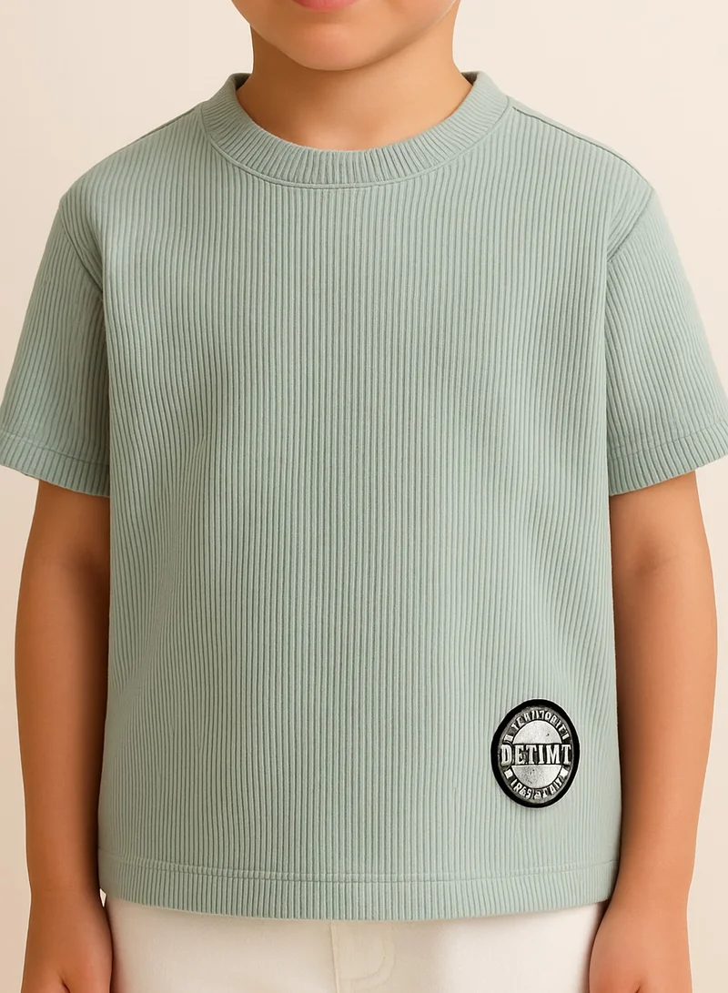 فكتور اند جين Victor &amp; Jane Junior Boys Motivational Cotton T-Shirt