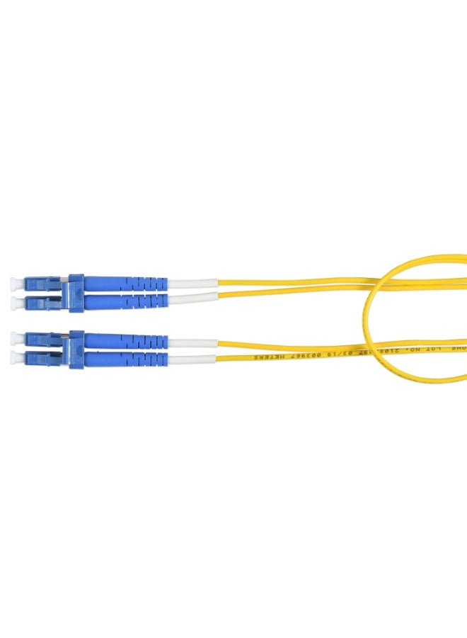 BELDEN FIBER PATCH CORD, LC-LC DUPLEX SM OS2, 2 MTR, YELLOW ( GP-S2LDLD002MX )