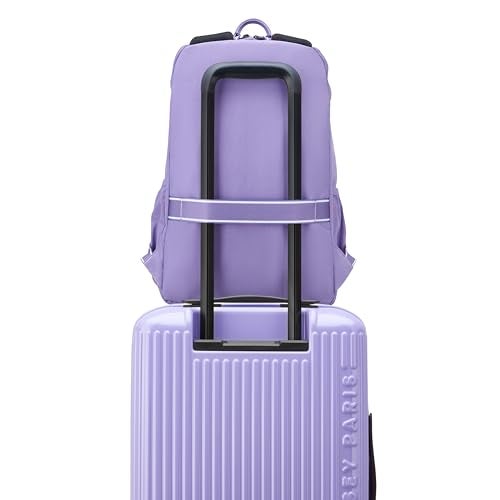 florence by mills Fresh Start Laptop Travel Backpack, Lavender - Image 3