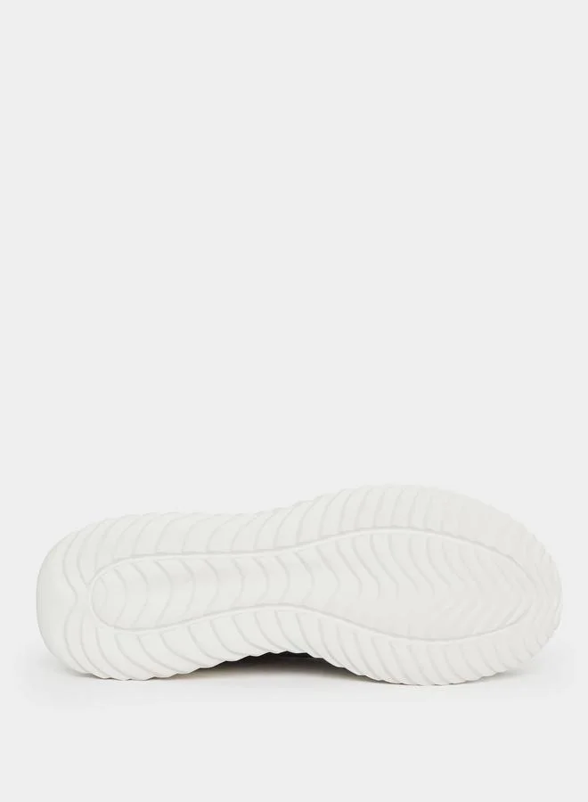 تايك تو Take Two Textured Lace Up Sneakers