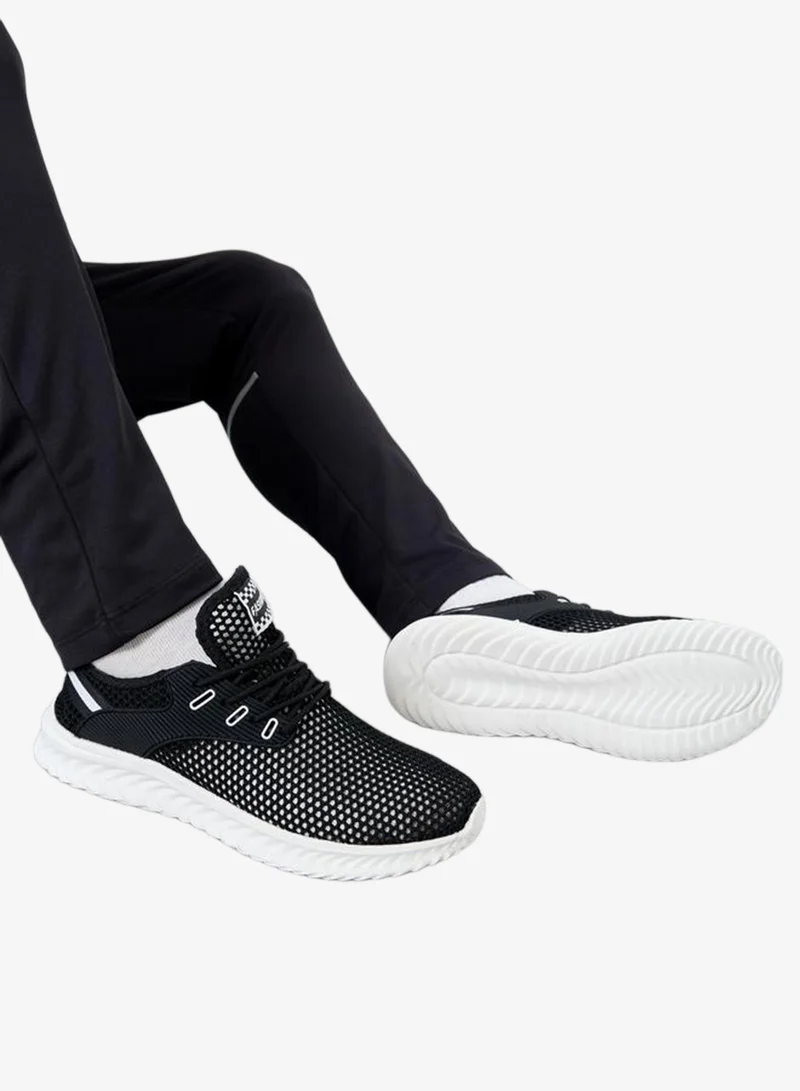 Take Two Textured Lace Up Sneakers