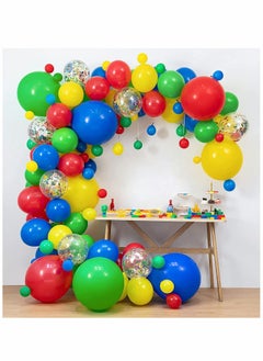 Circus Balloon Arch, Balloon Garland Kit –Colorful Rainbow Party Supplies for boy and girl Carnival Birthday Decorations