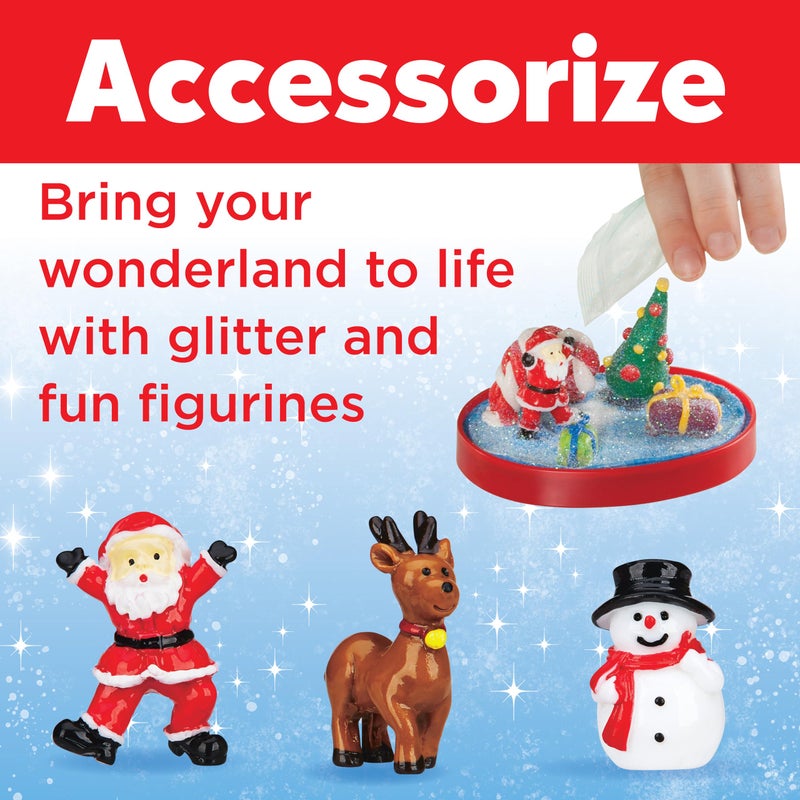 Creativity for Kids Creativity for Kids Make Your Own Holiday Snow Globes - Holiday Crafts for Kids, Create 3 DIY Snow Globes, Christmas Activities for Kids Ages 6-8+  - Image 5