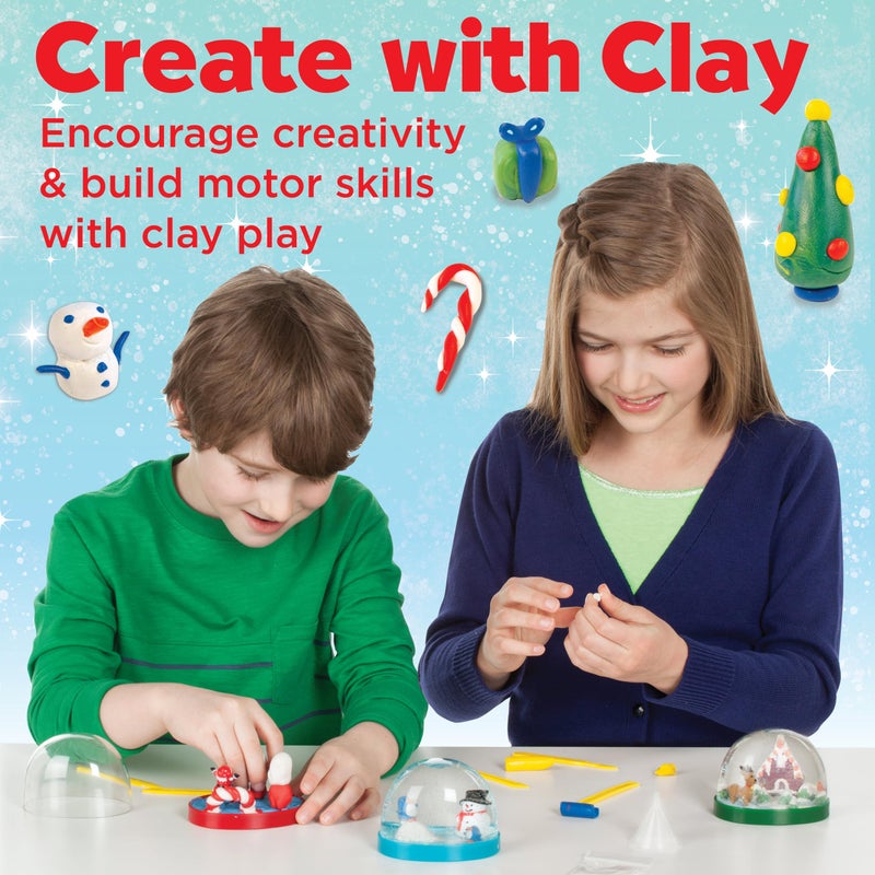 Creativity for Kids Creativity for Kids Make Your Own Holiday Snow Globes - Holiday Crafts for Kids, Create 3 DIY Snow Globes, Christmas Activities for Kids Ages 6-8+  - Image 4