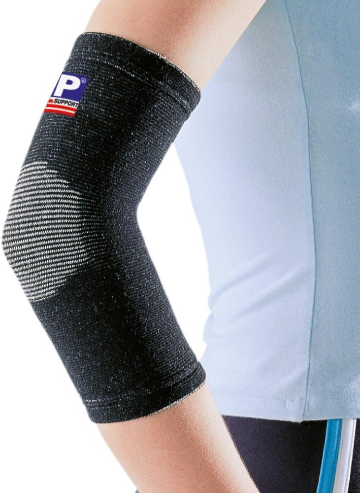 LP Support 989 Nanometer Elbow Support - Black, Small - Image 1