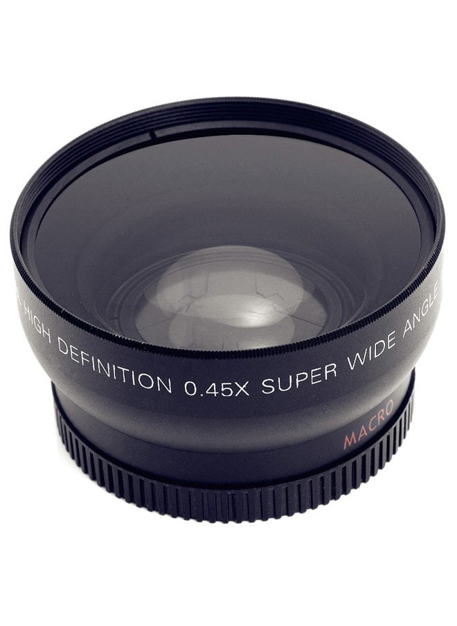 Lightdow 52MM 0.45X Wide-Angle + Macro 2-in-1 Auxiliary Lens for Nikon and Canon Lenses  - Image 1