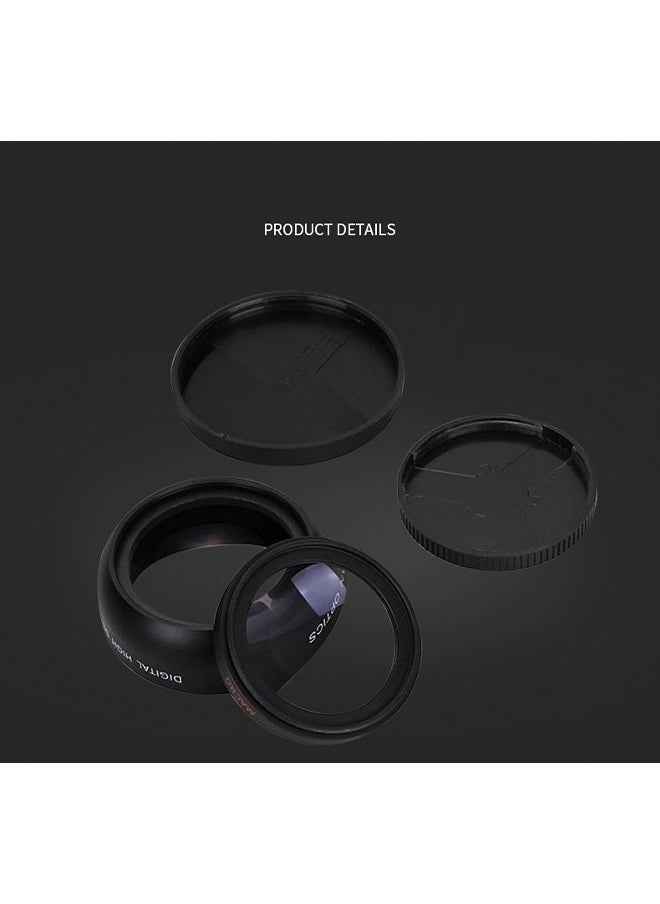 Lightdow - 52MM 0.45X Wide-Angle + Macro 2-in-1 Auxiliary Lens for Nikon and Canon Lenses - Image 1