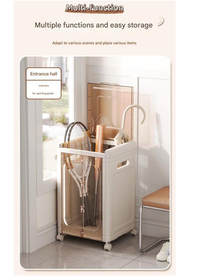 ميون صندوق ألعاب أطفال قابل للطي مع بكرات، منظم تخزين ألعاب كبير قابل للطي، صندوق ألعاب للأولاد والبنات، صندوق ألعاب لغرفة الأطفال، غرفة المعيشة، غرفة النوم - Image 3