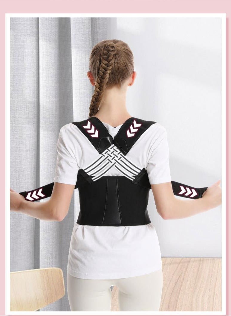 Posture Corrector Back Bracket Anti-Hump Posture Corrector Bracket Adjustable Back Shoulder Support Straps Fit Women and Men - Image 3