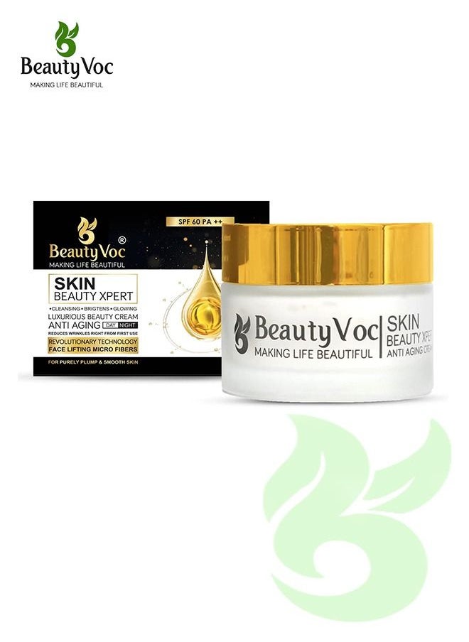 BEAUTY VOC Anti-Aging Day and Night Cream for Radiant Rejuvenation, enriched with potent ingredients to hydrate and firm, for Youthful Skin Transformation, 500g  - Image 1