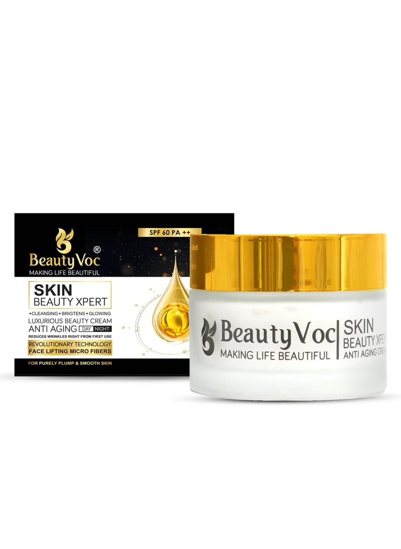BEAUTY VOC Anti-Aging Day and Night Cream for Radiant Rejuvenation, enriched with potent ingredients to hydrate and firm, for Youthful Skin Transformation, 500g  - Image 2