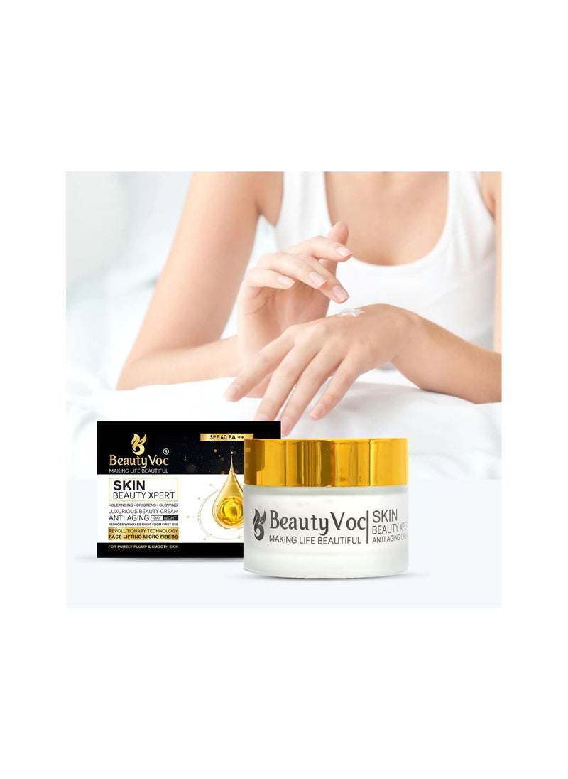 BEAUTY VOC Anti-Aging Day and Night Cream for Radiant Rejuvenation, enriched with potent ingredients to hydrate and firm, for Youthful Skin Transformation, 500g  - Image 4