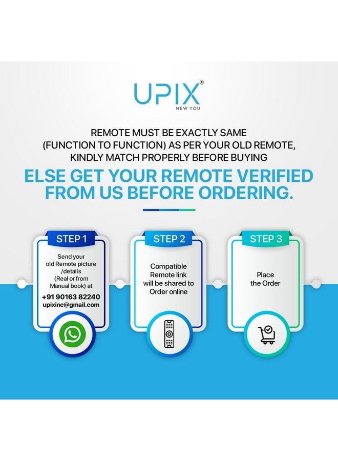 Upix AC Remote No. 166 (with Backlight), Compatible for Lloyd AC Remote Control (Exactly Same Remote Will Only Work) - Image 4