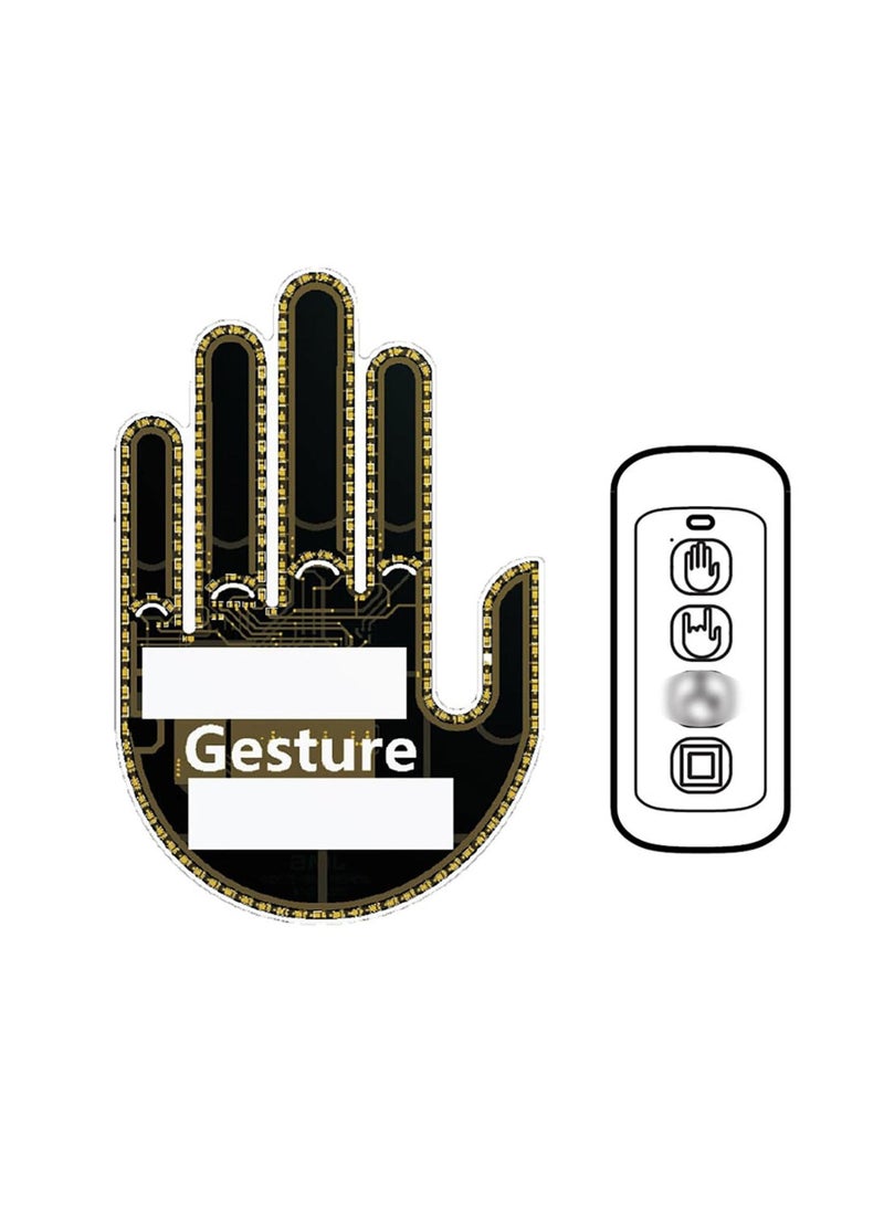 Generic - Light, with Remote, New LED Sign Light, for Car Truck Car Gadgets with Remote, Car Light, Car Gadgets & Road Rage Signs Car Accessories(1 Pack) - Image 1