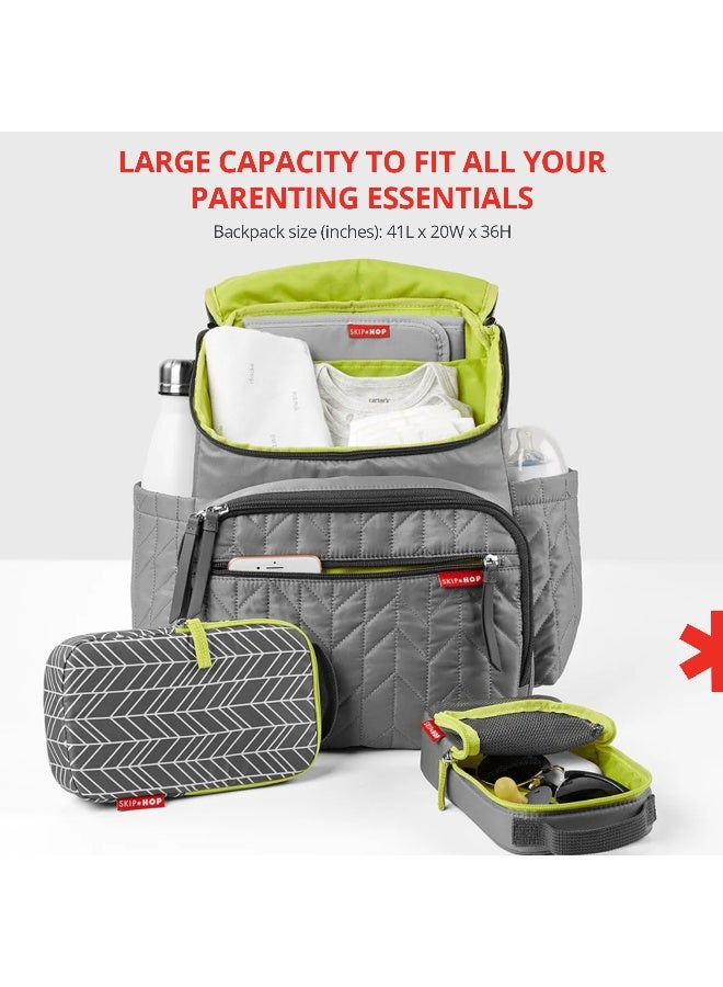 Skip Hop Forma Backpack Diaper Bag - Grey