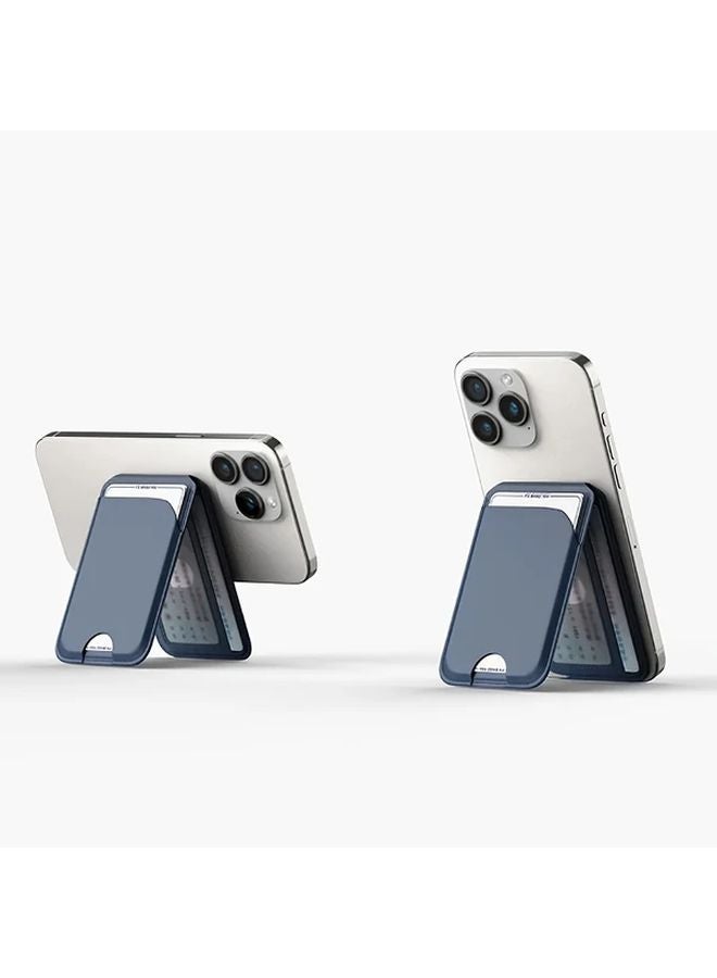 Green Magnetic Wallet for iPhone 16 15 14 13 12 with Adjustable Stand and 5 6 Card Slots - Image 3