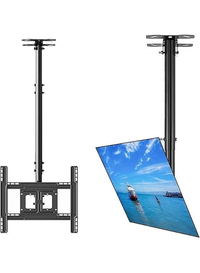 حامل سقفي قوي لتلفزيون LED – ارتفاع قابل للتعديل + دوران وإمالة – مناسب لشاشات من 32 إلى 75 بوصة - Image 4