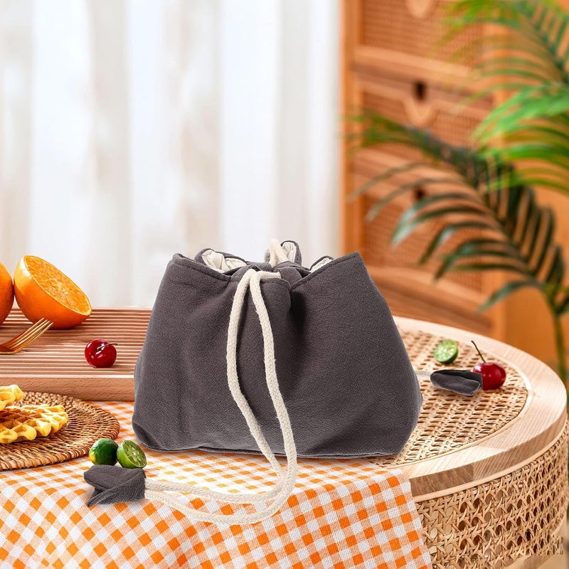 All storage type compatible Portable Teapot Bag with Drawstring Closure, Multi-function Teacup Storage Pouch Thickened Dark Gray Fabric, Travel Tea Set Organizer for Home and Outdoor Use Long term storage compatible Hot & cold climate compatible UV resistant Quick available purchase options Narrow & wide space compatible Compact trendy practical build Low wear optimized design Gulf market standard build Practical design alternatives All-item unified delivery Experience optimized build Elegant practical design Trendy natural assorted colors Gulf climate tested upgraded quality Multi-price design picks All user group compatible New residential zone delivery Multiple local stock source Wide daily application Permanent & temporary usable Climate adapted upgraded quality Good ventilation Rack sorted local inventory Multi-demand compliant quality - Image 4