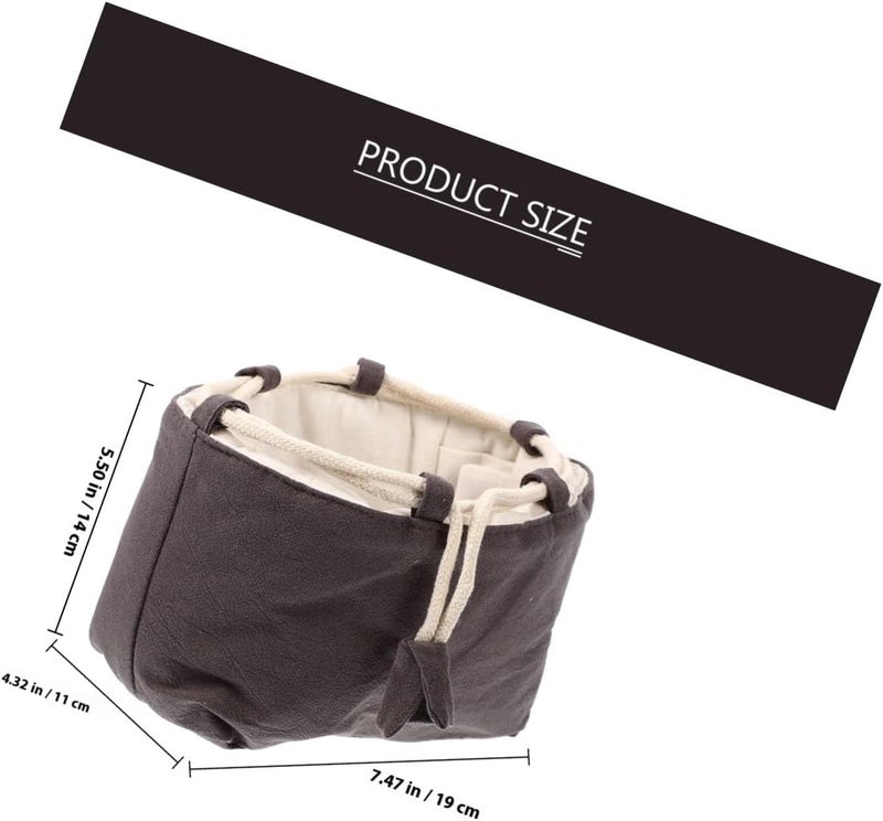 All storage type compatible Portable Teapot Bag with Drawstring Closure, Multi-function Teacup Storage Pouch Thickened Dark Gray Fabric, Travel Tea Set Organizer for Home and Outdoor Use Long term storage compatible Hot & cold climate compatible UV resistant Quick available purchase options Narrow & wide space compatible Compact trendy practical build Low wear optimized design Gulf market standard build Practical design alternatives All-item unified delivery Experience optimized build Elegant practical design Trendy natural assorted colors Gulf climate tested upgraded quality Multi-price design picks All user group compatible New residential zone delivery Multiple local stock source Wide daily application Permanent & temporary usable Climate adapted upgraded quality Good ventilation Rack sorted local inventory Multi-demand compliant quality - Image 2