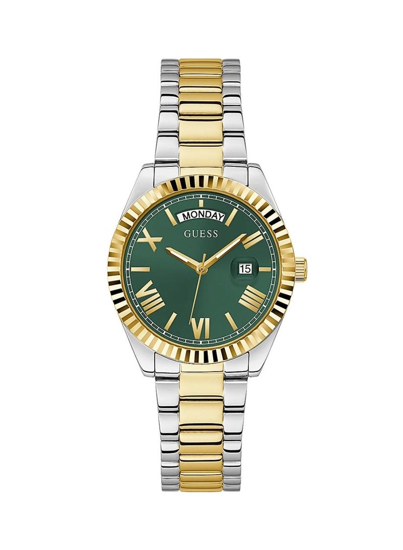 GUESS ساعة جيس ذات لونين من الستانلس ستيل بلونين GW0308L5 - Image 1