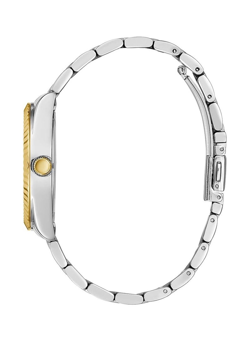 GUESS ساعة جيس ذات لونين من الستانلس ستيل بلونين GW0308L5 - Image 2