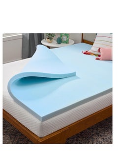 LINENSPA LINENSPA Memory Foam Mattress Topper - Gel-Infused Memory Foam - 2 Inch Style - Queen Size - Plush Feel - Cooling Design - Pressure Relieving - Dorm Room Essentials - CertiPUR Certified  - Image 1