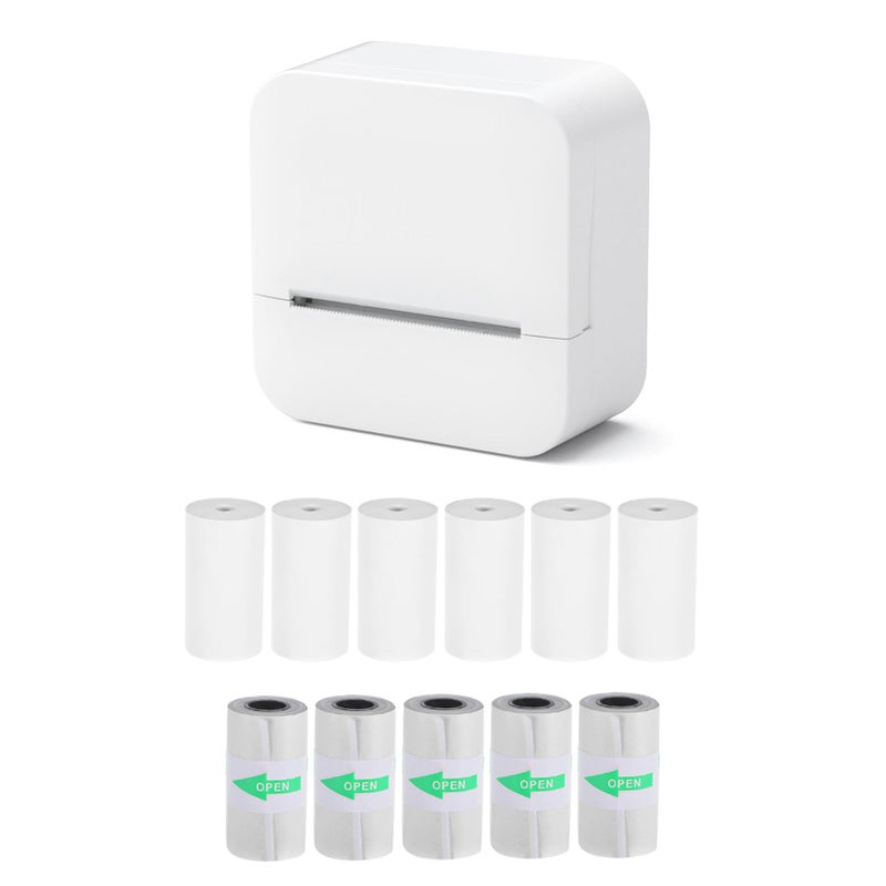 57mm Bluetooth Thermal Label Printer Portable Sticker Maker with Rechargeable Battery for iOS Mobile Printing - Image 4