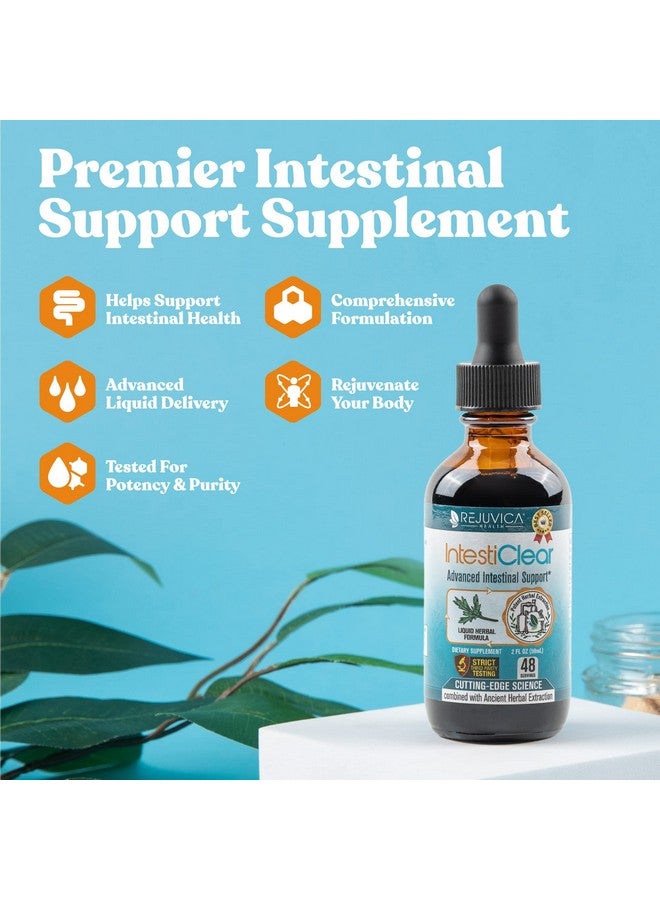 Rejuvica Health Rejuvica Health IntestiClear - Advanced Intestinal Cleanse Support for Humans - All-Herbal Liquid Formula for Fast Absorption - Bonus Liver Support - Wormwood, Black Walnut, Ginger and More  - Image 2