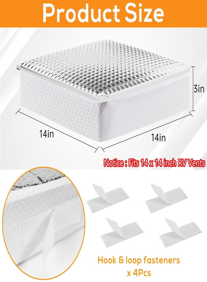 YUNVI 1PCS RV Skylight Insulator 14x14x2.8,RV Vent Insulator and Skylight Covers,Waterproof RV Vent Covers for Inside Camper,RV Sunroof Skylight Shade Skylight Pillow for Shower - Image 4