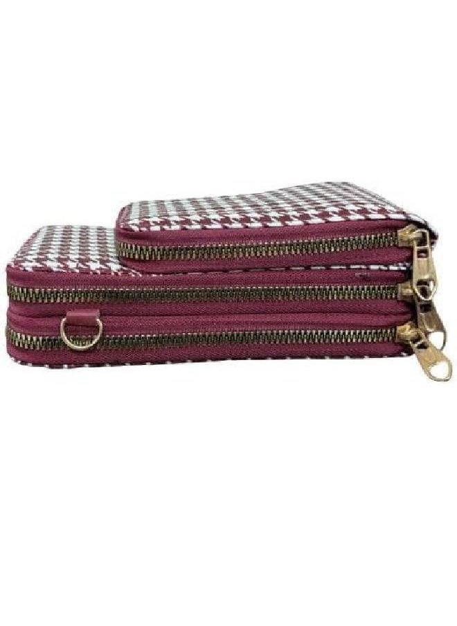 Generic - Cross body Bag For Women With 3 Zippers - Image 1