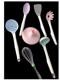 6-Piece Kitchen Utensil Set with Stand – Tree-Shaped – Multicolor  - Image 2