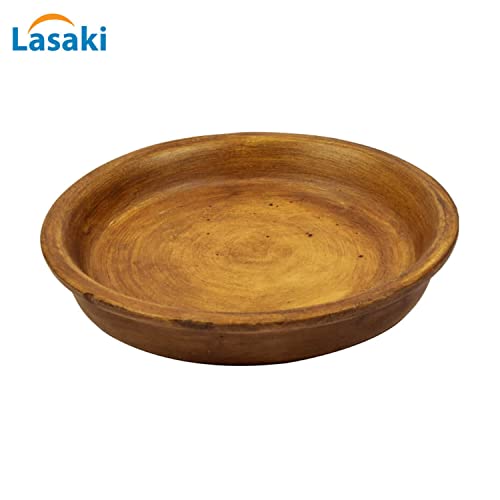 Lasaki Round Ceramic Trays (Plates Saucers) for Pots, planters, Flower, Succulent(Set of 2,Antique_1,6 inch) R6(Plants not Included) - Image 5