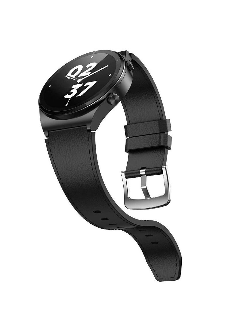G-Tab - G-Tab GT3 Smart Watch with Bluetooth Calling Large Battery Heart Rate Sleep Blood Pressure and Exercise Monitoring Black - Image 1