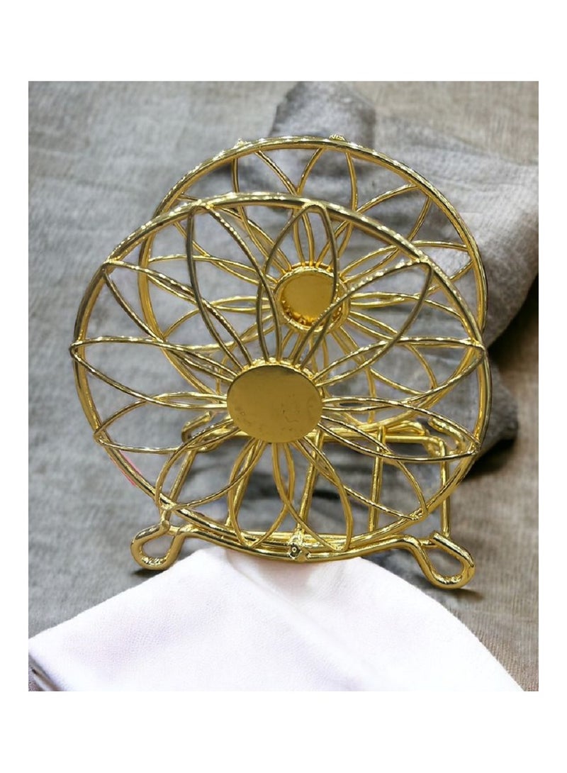 Golden tissue holder wheel