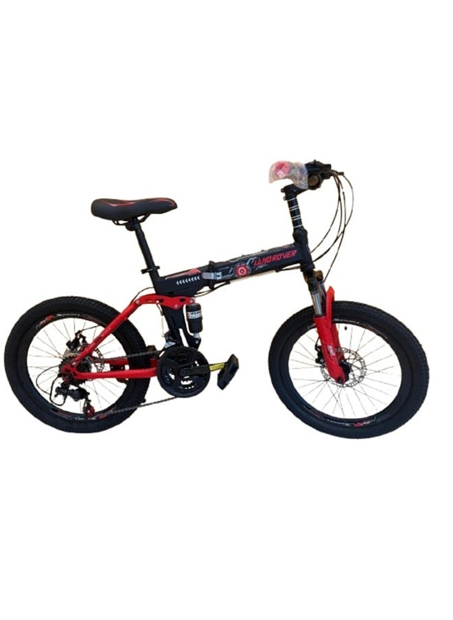 LAND ROVER Mountain bike || 20 inch || 21 speed Shimano gear || Grey/Orange || For teens  - Image 1