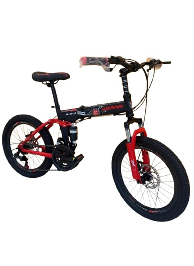 LAND ROVER Mountain bike || 20 inch || 21 speed Shimano gear || Grey/Orange || For teens  - Image 2