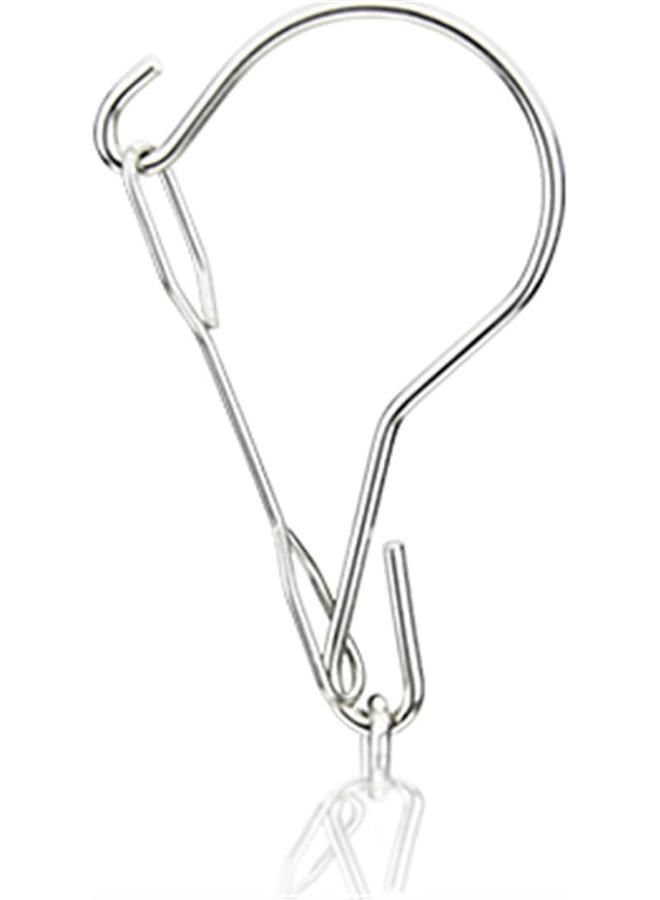 Round Hanging Drying Rack with 20 Clips, Stainless Steel, Sock Drying Hanger, Underwear Storage Rack, for Drying Towels, Bras, Lingerie, Baby Clothes(36 * 19cm)  - Image 3