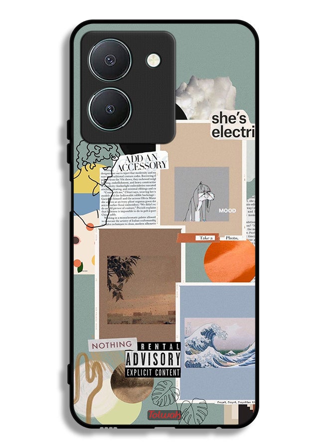 Tolwak Vivo Y36 4G Protective Case Cover She Is Electric - Image 1