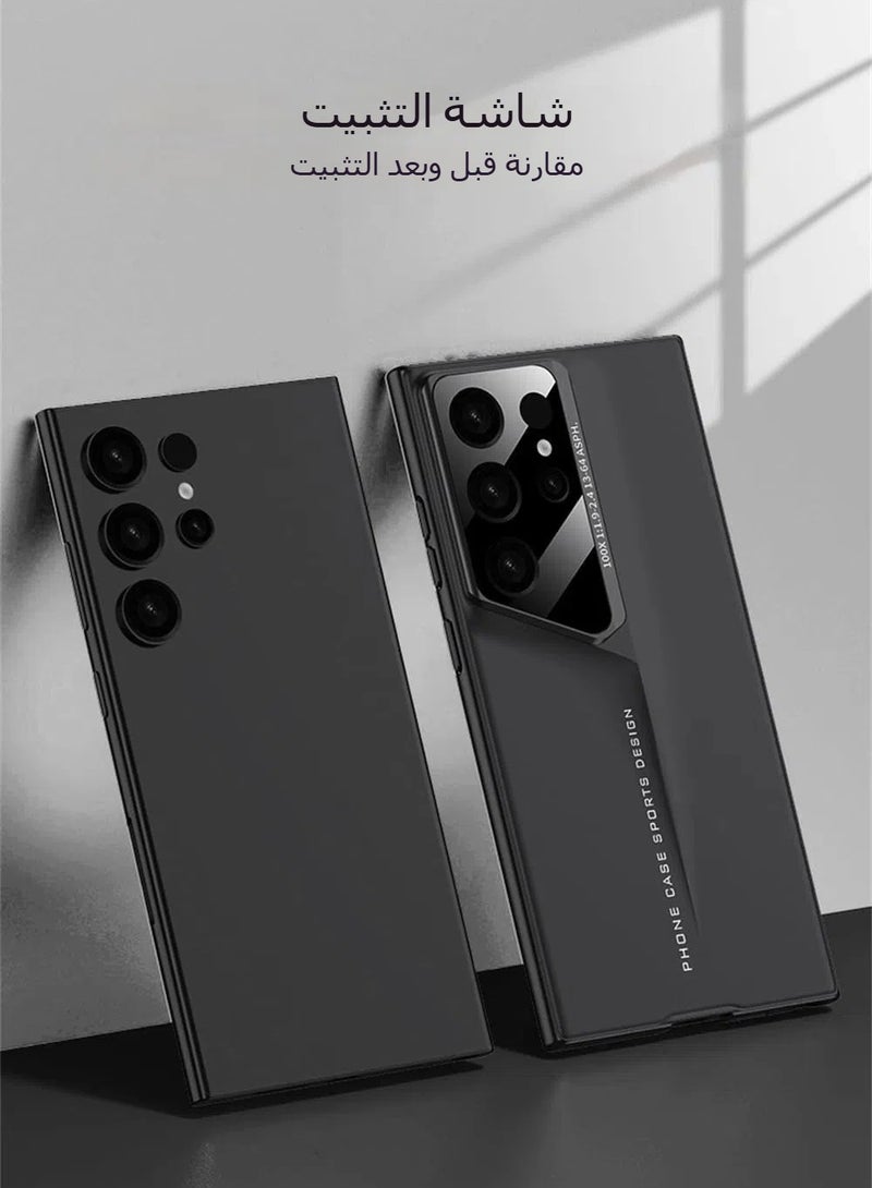 general for Samsung Galaxy S24 Ultra Phone Case, Shockproof Ultra-thin Phone Case 360° Full Body Protective Cover, Hard Skin-friendly Texture Anti-fingerprint, Full Camera Protection - Image 4