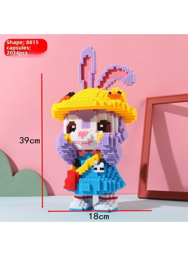 DUZ Series Series Building Blocks Toy Building Blocks Micro Particle Building Blocks Diamond Building Blocks-Color:8815 Backpack Star Dailou - Image 1