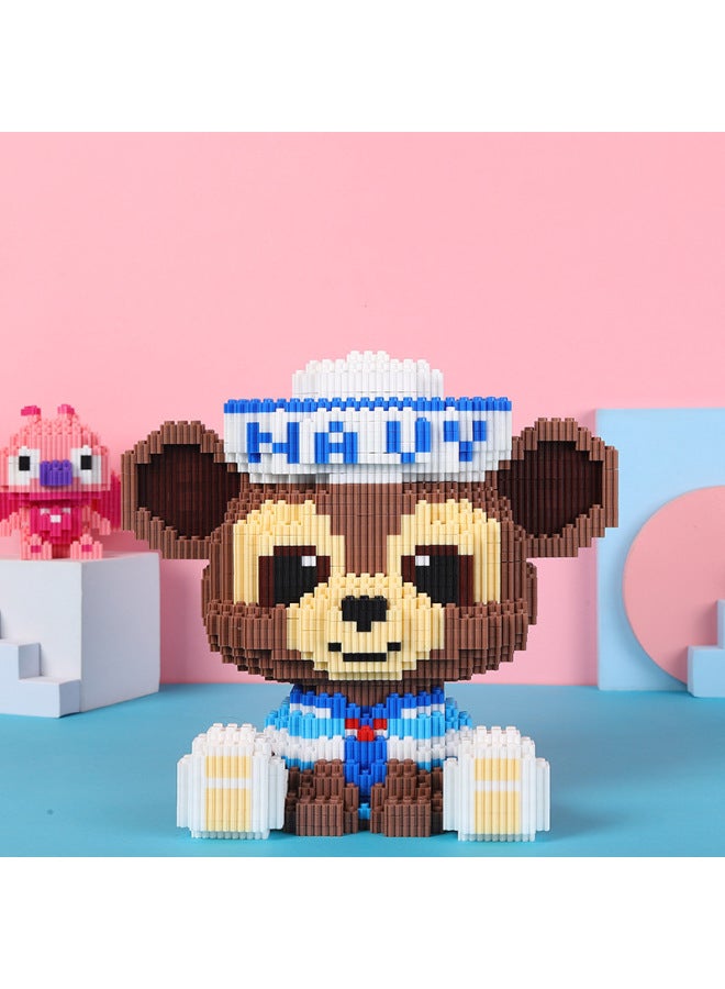 DUZ Series Series Building Blocks Toy Building Blocks Micro Particle Building Blocks Diamond Building Blocks-Color:8815 Backpack Star Dailou - Image 4