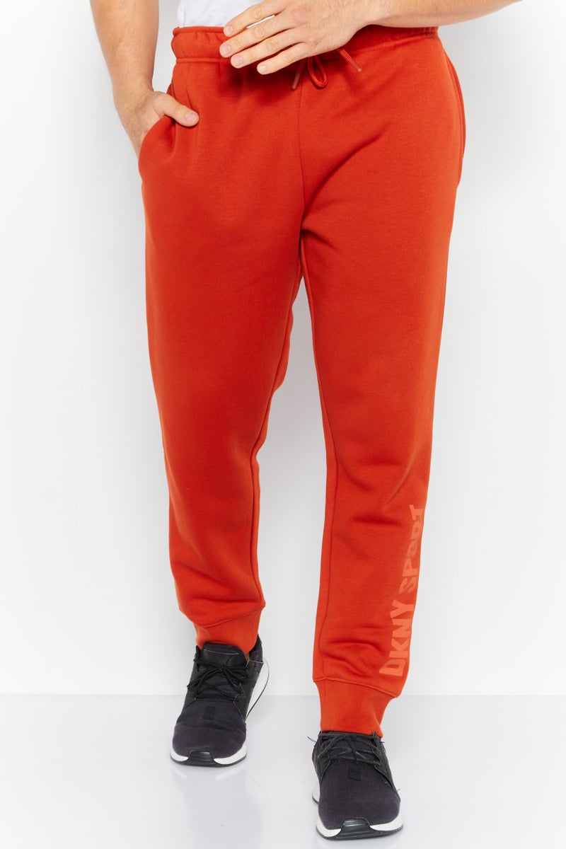 DKNY Sport Men Sportswear Fit Training Sweatpants, Brown - Image 1