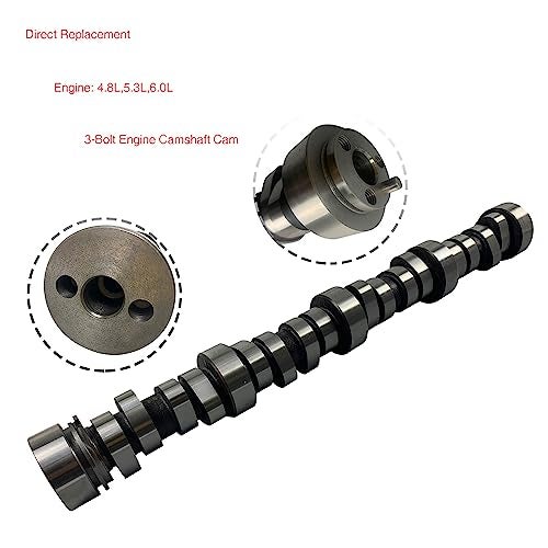 BST BSSP Engine Camshaft Cam 3-Bolt T101067 12560967 for 2000-06 Chevy Silverado 1500 5.3L for 2004 Buick Rainier Hydraulic Roller Lift Cam Kit for GMC Sierra 4.8 2000-2007 for 2002-04 Avalanche 1500 - Image 2