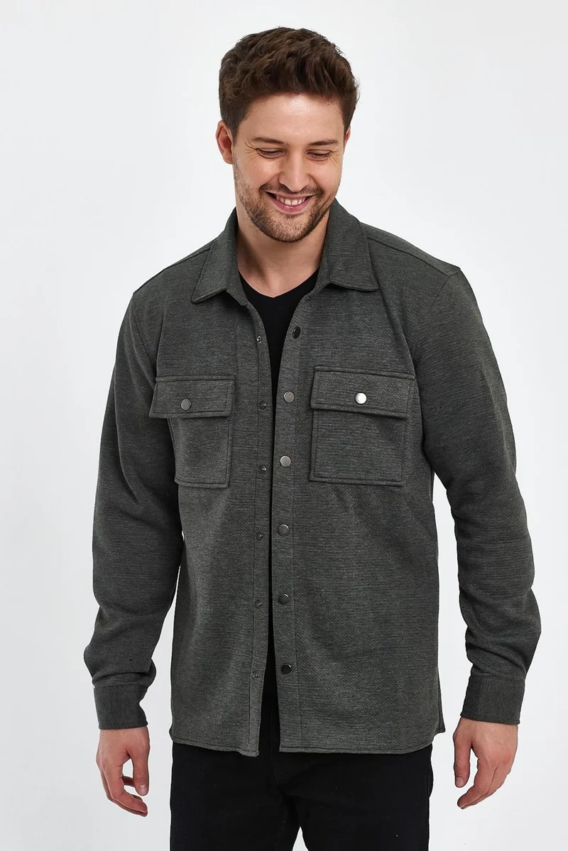 Alexander Gardi Comfort Fit Shirt Jacket (EG1851)