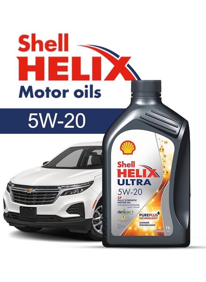 Engine Oil – For Chevrolet Equinox V6 2017 - 2012, 6 Liter, 5w20 Shell - With Engine Oil Filter, Mobile Car Oil Change Service