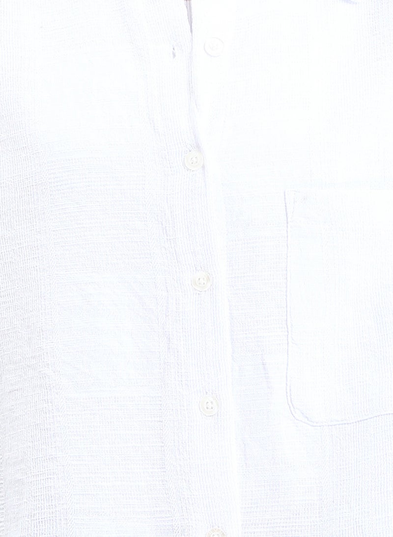 RAVIN Women R206570-Casual Long Sleeves Shirt with Front Pocket - Image 3