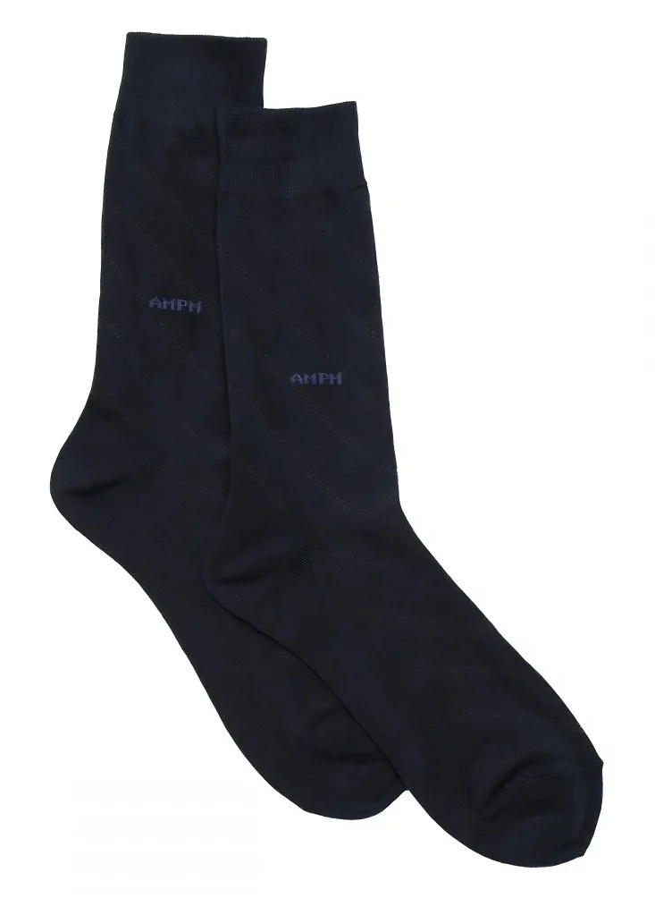 AMPM MEN'S FORMAL SOCKS (PACK OF 6) - BLUE